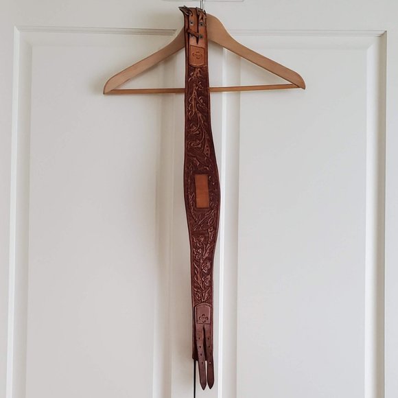 Vintage Carved Leather Belt main image 6